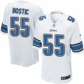 Mens Nike Detroit Lions #55 Jon Bostic Game White NFL Jersey