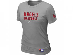 women Los Angeles of Anaheim Nike L.Grey Short Sleeve Practice T-Shirt