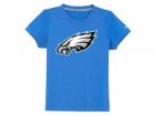 nike Philadelphia eagles authentic logo youth T-Shirt light blue