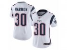 Women Nike New England Patriots #30 Duron Harmon Vapor Untouchable Limited White NFL Jersey