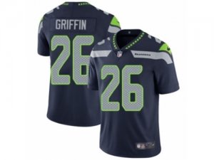 Mens Nike Seattle Seahawks #26 Shaquill Griffin Vapor Untouchable Limited Steel Blue Team Color NFL Jersey