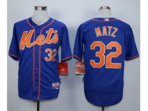 mlb jerseys new york mets #32 matz blue[number orange]