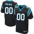 Mens Nike Carolina Panthers Customized Elite Black Team Color NFL Jersey