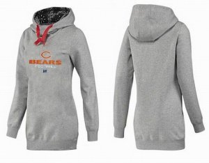 Women Chicago bears Logo Pullover Hoodie-046