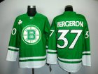 nhl boston bruins #37 patrice bergeron green