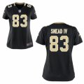 Women's Nike New Orleans Saints #83 Willie Snead IV Black Team Color NFL Jersey