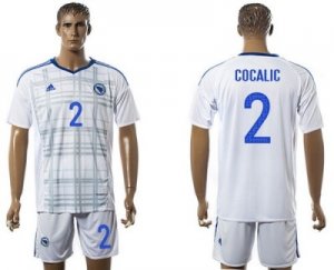 Bosnia Herzegovina #2 Cocalic Away Soccer Country Jersey