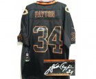 Nike jerseys chicago bears #34 payton black[Elite lights out signature]