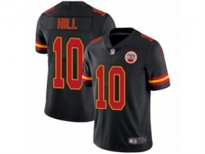 Nike Kansas City Chiefs #10 Tyreek Hill Limited Black Rush NFL Jersey