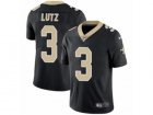 Mens Nike New Orleans Saints #3 Will Lutz Vapor Untouchable Limited Black Team Color NFL Jersey