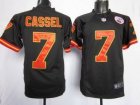 Nike NFL Kansas City Chiefs #7 Matt Cassel Black Jerseys(Game)