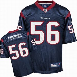 nfl houston texans #56 cushins blue