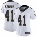 Womens Nike New Orleans Saints #41 Alvin Kamara White Vapor Untouchable Limited Player NFL Jersey