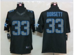 Nike NFL Dallas Cowboys #33 Tony Dorsett Black Jerseys(Impact Limited)