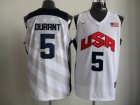 2012 usa jerseys #5 durant white