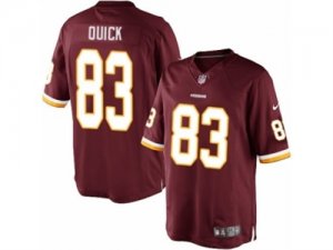 Mens Nike Washington Redskins #83 Brian Quick Limited Burgundy Red Team Color NFL Jersey