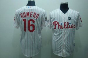 mlb philadelphia phillies #16 romero 09world series&hk patch whi