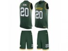Mens Nike Green Bay Packers #20 Kevin King Limited Green Tank Top Suit NFL Jersey
