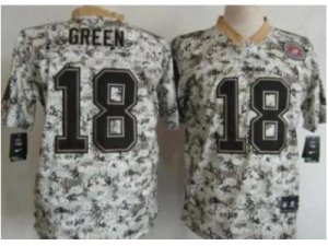 Nike Cincinnati Bengals #18 A.J. Green Camo Jerseys(2013 new Elite)