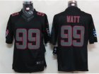 Nike NFL Houston Texans #99 J.J. Watt black Jerseys(Limited)