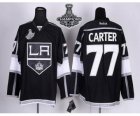 nhl jerseys los angeles kings #77 carter black-white[2014 Stanley cup champions]