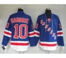 nhl new york rangers #10 gaborik blue