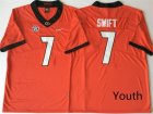 Georgia Bulldogs #7 D'Andre Swift Red Youth Nike College Football Jersey