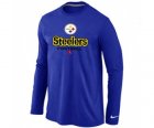 Nike Pittsburgh Steelers Critical Victory Long Sleeve T-Shirt Blue