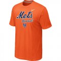 Nike MLB New York Mets 2014 Home Practice T-Shirt - Orange