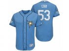 Mens Tampa Bay Rays #53 Alex Cobb 2017 Spring Training Flex Base Authentic Collection Stitched Baseball Jersey