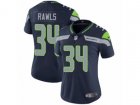 Women Nike Seattle Seahawks #34 Thomas Rawls Vapor Untouchable Limited Steel Blue Team Color NFL Jersey