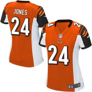 Womens Nike Cincinnati Bengals #24 Adam Jones Orange Alternate NFL Jersey