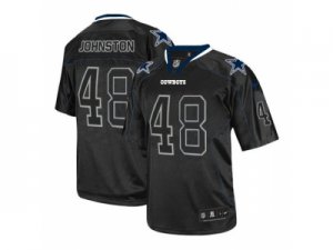 Nike Dallas Cowboys #48 Daryl Johnston Lights Out Black Men\'s Stitched NFL Elite Jersey