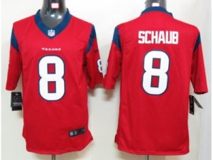 Nike NFL Houston Texans #8 Matt Schaub Red Jerseys(Limited)