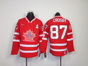 Youth nhl team canada #87 crosby red[patch A]