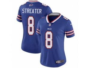 Women Nike Buffalo Bills #8 Rod Streater Royal Blue Team Color Vapor Untouchable Limited Player NFL Jersey