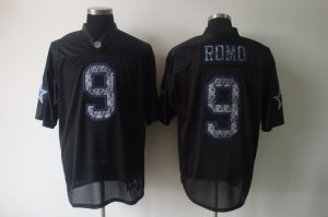 nfl dallas cowboys #9 romo black[united sideline]