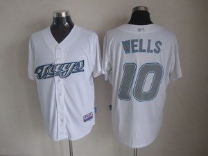 mlb Toronto Blue Jays #10 Wells white