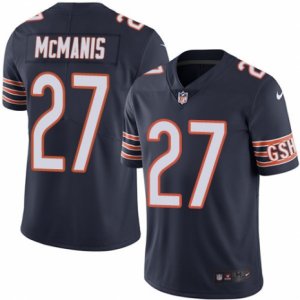 Mens Nike Chicago Bears #27 Sherrick McManis Limited Navy Blue Rush NFL Jersey