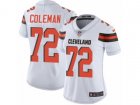 Women Nike Cleveland Browns #72 Shon Coleman Vapor Untouchable Limited White NFL Jersey