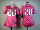 Nike Women tennessee titans #28 chris johnson pink jerseys
