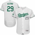 Men's Majestic Los Angeles Dodgers #29 Scott Kazmir White Celtic Flexbase Authentic Collection MLB Jersey