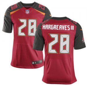 Men Tampa Bay Buccaneers #28 Vernon Hargreaves III Nike Red Elite Jersey