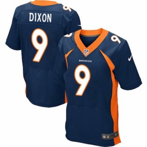 Men\'s Nike Denver Broncos #9 Riley Dixon Elite Navy Blue Alternate NFL Jersey