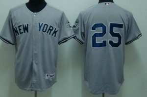 mlb new york yankees #25 teixeira grey(2009 logo)