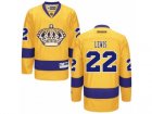 Mens Reebok Los Angeles Kings #22 Trevor Lewis Authentic Gold Alternate NHL Jersey