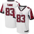 Nike Atlanta Falcons #83 Jacob Tamme white jerseys(Elite)