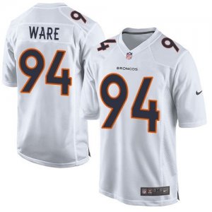 Nike Denver Broncos #94 DeMarcus Ware White Men Stitched NFL Game Event Jerse