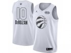Men Nike Toronto Raptors #10 DeMar DeRozan White NBA Jordan Swingman 2018 All-Star Game Jersey