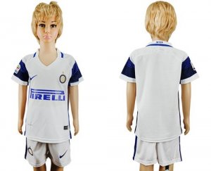 Inter Milan Blank Away Kid Soccer Club Jersey